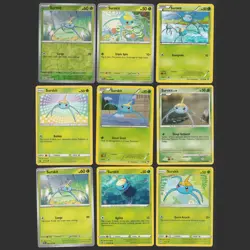 Surskit Pokemon Card Collection Set of 9 English Cards Holo Reverse - Image 1