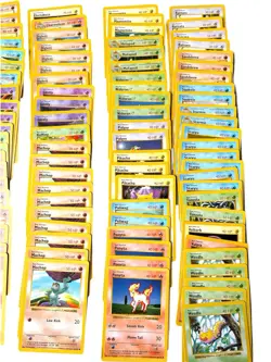 Pokemon Base Set Non-Holo Lot 233 Cards Shadowless WOTC 1999 Played Condition - Image 2