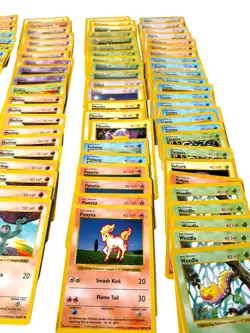 Pokemon Base Set Non-Holo Lot 233 Cards Shadowless WOTC 1999 Played Condition - Image 3