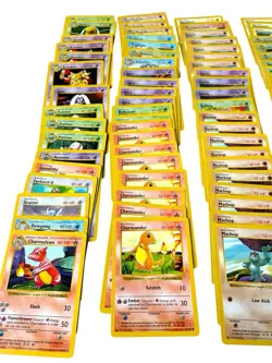Pokemon Base Set Non-Holo Lot 233 Cards Shadowless WOTC 1999 Played Condition - Image 4