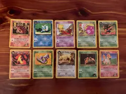 10 VINTAGE Pokemon Cards from Classic WOTC Sets!! - Image 1