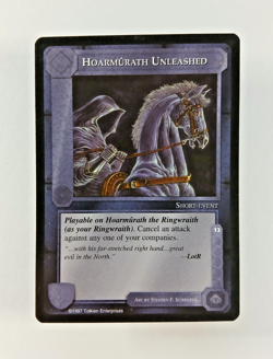 Hoarmurath Unleashed - Middle Earth CCG card (1997 ICE) MECCG Lidless Eye LotR - Image 1