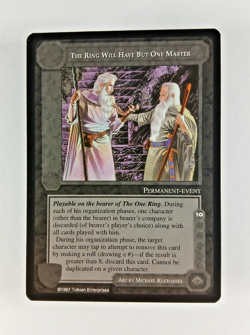 The Ring Will Have But One Master - Middle Earth CCG card (1997 ICE) Lidless Eye - Image 1