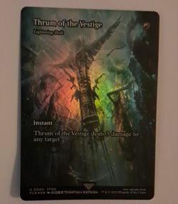 Thrum of the Vestige Borderless FOIL NM/M FINAL FANTASY Magic the Gathering MTG - Image 1