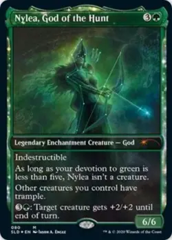 MTG Nylea, God of the Hunt - Foil, NM-Mint, English Secret Lair Drop Series - Image 1