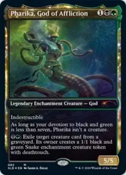 MTG Pharika, God of Affliction - Foil, Light Play, English Secret Lair Drop Seri - Image 1