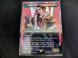 MTG Magic the Gathering FOIL Emet-Selch, Unsundered Borderless FIN! - Image 1