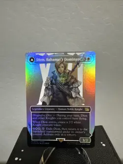 Dion, Bahamut's Dominant (Borderless) Final Fantasy Foil - Image 1