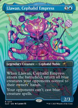 NM-Mint, English MTG Regular Llawan, Cephalid Empress Secret Lair Drop Series Si - Image 1