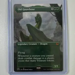 Magic: The Gathering Old Gnawbone Forgotten Realms Legendary Mythic Green 296 - Image 1