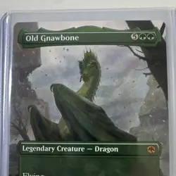 Magic: The Gathering Old Gnawbone Forgotten Realms Legendary Mythic Green 296 - Image 3