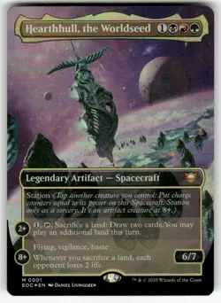 HEARTHHULL, THE WORLDSEED (BORDERLESS) #1 MTG COMMANDER: EDGE OF ETERNITIES - Image 1