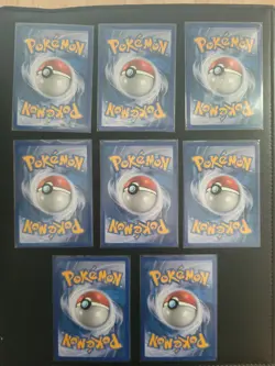 Pokemon 2010 Play! Energy set of 8 Cross Hatch Holofoil - Stamped - Image 2