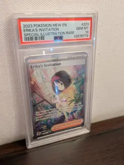 Pokemon 2023 Erika's Invitation 203/165 Full Art SIR 151 GEM MINT PSA 10 - Image 1