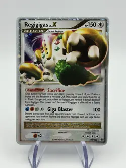 Regigigas LV.X 100/100 Diamond & Pearl Stromfront Ultra Holo Rare Pokemon (A2) - Image 1