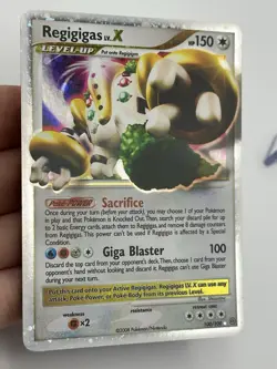 Regigigas LV.X 100/100 Diamond & Pearl Stromfront Ultra Holo Rare Pokemon (A2) - Image 4