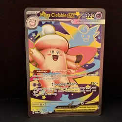 Pokemon Mega Clefable EX Foil 103/088 320HP 120+ Ability Fairy Nintendo - Image 1