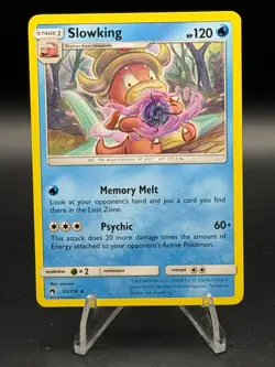 Slowking Rare SM - Lost Thunder 55/214 NM Pokemon - Image 1