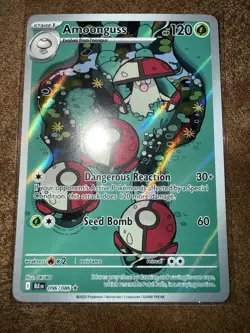 Pokemon TCG - Amoonguss - 096/086 - Illustration Rare - SV: Black Bolt English - Image 1
