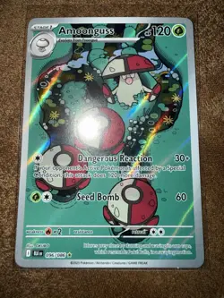 Pokemon TCG - Amoonguss - 096/086 - Illustration Rare - SV: Black Bolt English - Image 3