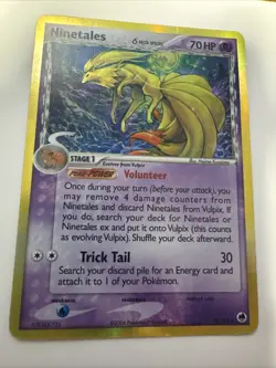 Pokemon TCG Ninetails (Delta Species) Holo Rare 8/101 Ex Dragon Frontiers - Image 1