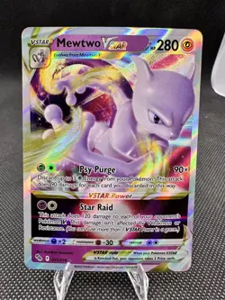 Pokemon TCG Mewtwo VSTAR 31/78 Pokemon GO Holo NM - Image 1