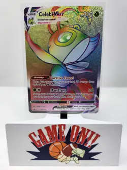 Pokemon Celebi XMAX 199/198 Chilling Reign Rainbow Secret Rare LP sc - Image 1