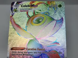 Pokemon Celebi XMAX 199/198 Chilling Reign Rainbow Secret Rare LP sc - Image 3