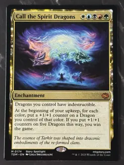Call the Spirit Dragons #0174 M [Tarkir: Dragonstorm] Non-Foil LP/NM - Image 1