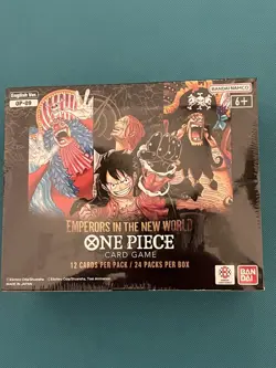 One Piece English OP-09 Emperors in the New World Booster Box, Worn Box - Image 1