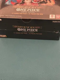 One Piece English OP-09 Emperors in the New World Booster Box, Worn Box - Image 4