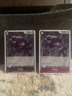Vergo OP14-061 x2 - One Piece TCG: The Azure Sea's Seven - Rare Foil - English - Image 1