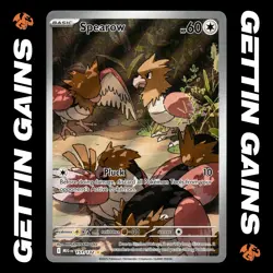 Spearow - 151/132 - Illustration Rare - Mega Evolutions - Pokemon Card - NM/M - Image 1