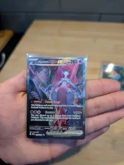 Team Rocket’s Mewtwo EX 231/182 Destined Rivals SIR Pokemon English - Image 2
