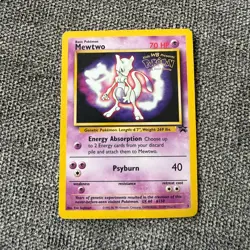 Mewtwo 3 WB The First Movie Black Star Promo Pokemon Card WOTC - Image 1