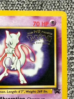 Mewtwo 3 WB The First Movie Black Star Promo Pokemon Card WOTC - Image 4
