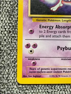 Mewtwo 3 WB The First Movie Black Star Promo Pokemon Card WOTC - Image 5