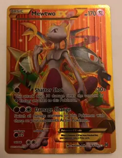 💎Mewtwo EX 164/162 BREAKTHROUGH Secret Rare Full Art Holo Pokemon TCG💎 2015 - Image 1