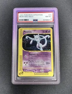Mewtwo Expedition Holo - 20/165 - PSA 8 - Image 1