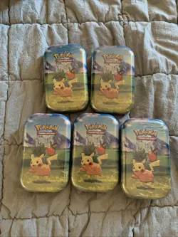 Set Of 5 Ascended Heroes Mini Tins New Factory Sealed - Image 1