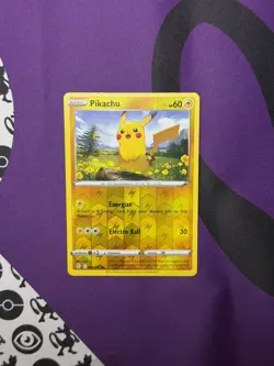 Pikachu REVERSE HOLO card 49/203 Sword & Shield Evolving Skies 2021 Pokemon TCG - Image 1