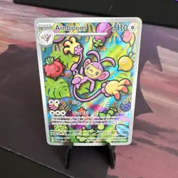 Pokemon Card TCG - Phantasmal Flames - Ambipom 107/094 Near Mint - Image 1