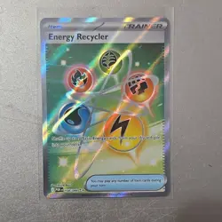 Pokemon Energy Recycler 108/088 POR Trainer Item Holo TCG Card - Image 1