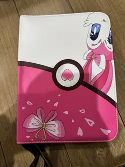 Pokemon Card Collector Trading Binder 504 Pocket Pink Zipper - Image 5