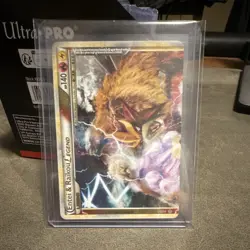 Pokemon Entei & Raikou Legend Holo Ultra Rare Unleashed 90/95 TCG Card - Image 1