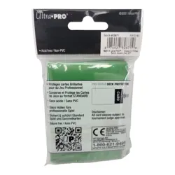Ultra Pro Deck Protector Solid Green Gloss Finish 50 Standard Card Sleeves - Image 3