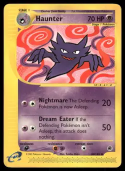 Pokemon Cards Haunter 80/165 Expedition Base Set WOTC Uncommon LP - Image 1