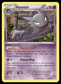Pokemon Cards Haunter 34/83 Generations Uncommon NM - Image 1