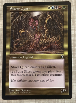 MTG Magic: The Gathering Sliver Queen Stronghold NM - Image 1