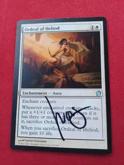 Ordeal of Heliod Signed by Lucas Graciano Magic the Gathering - Image 1